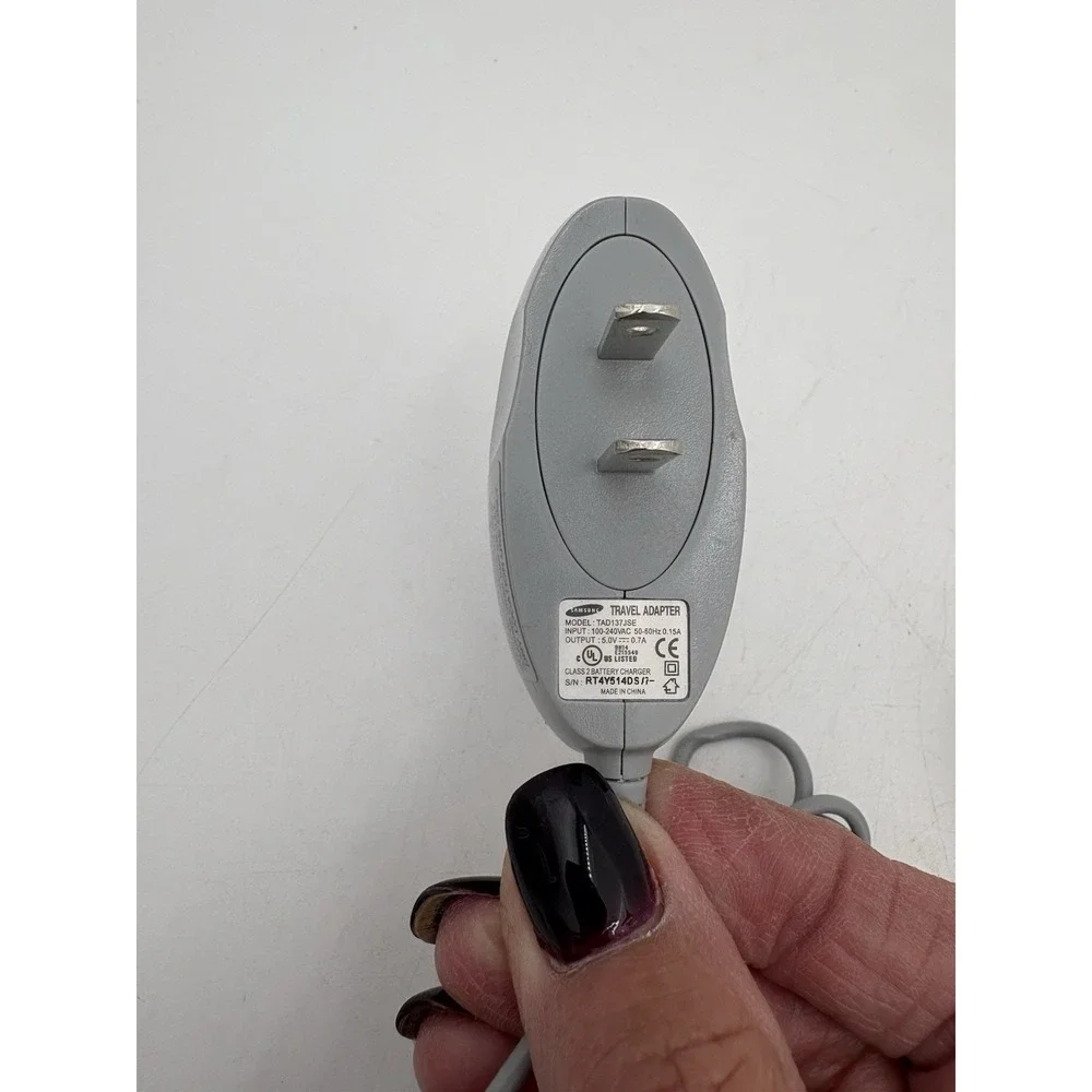 Samsung TAD137JSE Phone Charger for SGH-X475 SGH-X495/T209 SGH-X496‎ 5V 0.7A